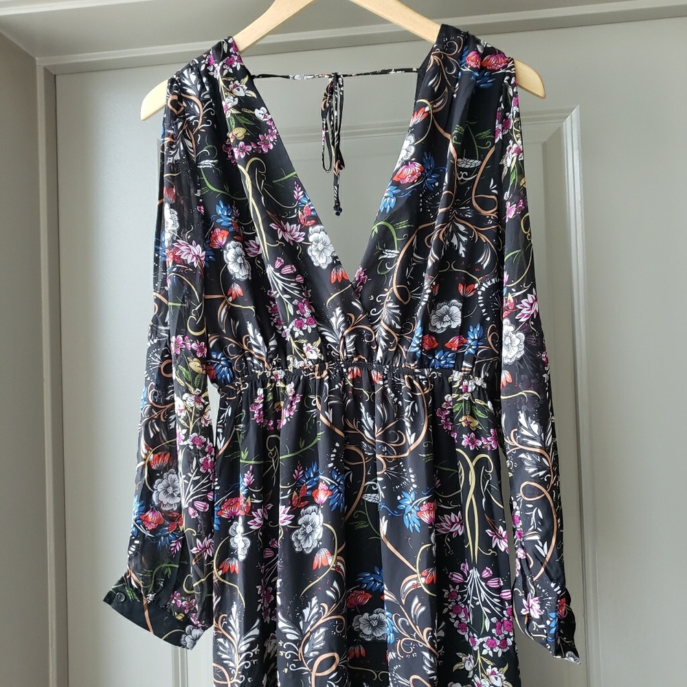 Nasty Gal Delfina Chiffon Floral Maxi Dress - Picture 5 of 8